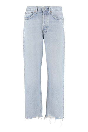 Jeans loose- straight 90's Crop-0